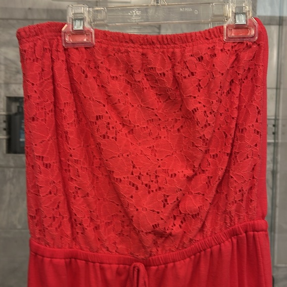 Pretty orange summer dress - Picture 2 of 5